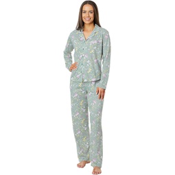 Womens Karen Neuburger Gramercy Park Long Sleeve Girlfriend PJ Set