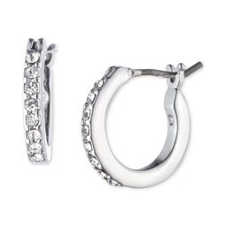 Extra-Small Pave Hoop Earrings 0.35