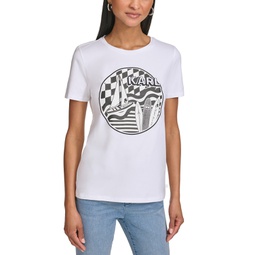 Womens Surfer Graphic T-Shirt