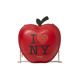 Big Apple I Heart NY Leather 3D Crossbody Bag