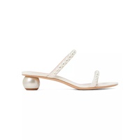 Palm Springs Pearl-Trimmed Pumps