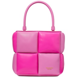 Boxxy Colorblocked Smooth Leather Tote