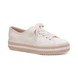Womens Taylor Lace-Up Low-Top Sneakers