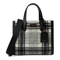 Kate Spade New York Manhattan Studio Plaid Fabric Small Tote