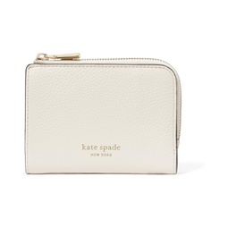 Kate Spade New York Ava Colorblocked Pebbled Leather Zip Bifold Wallet