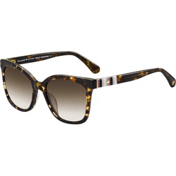 Kate Spade Kiya/S Square Sunglasses for Women + BUNDLE with Designer iWear Eyewear Care Kit