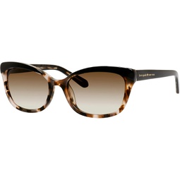 Kate Spade Amara/S Oval Sunglasses for Women + BUNDLE with Designer iWear Eyewear Care Kit