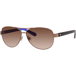 Kate Spade Dalia 2/S Navigator Sunglasses for Women + BUNDLE with Designer iWear Eyewear Care Kit