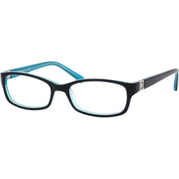 Kate Spade Regine Eyeglasses-0DH4 Black Aqua-52mm