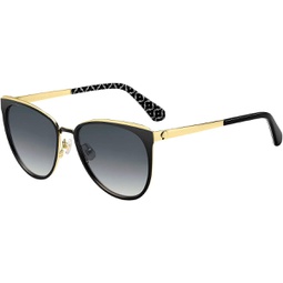 Kate Spade Round Sunglasses for Women + BUNDLE with Designer iWear Eyewear Care Kit