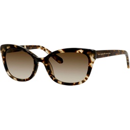 Kate Spade Amara/S Oval Sunglasses for Women + BUNDLE with Designer iWear Eyewear Care Kit