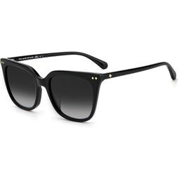 Kate Spade New York Womens Giana/G/S Cat Eye Sunglasses, Black Gold/Gray Shaded, 54mm, 19mm