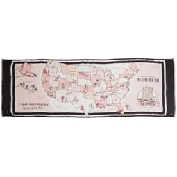 kate spade new york usa map scarf