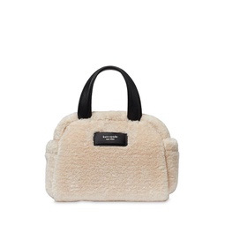Apres Chic Faux Shearling Small Satchel