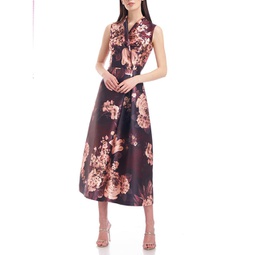 womens floral long maxi dress
