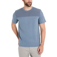 Mens Colorblocked Stretch Crewneck T-Shirt