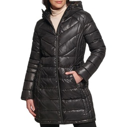 Cinched Waist Puffer Jacket