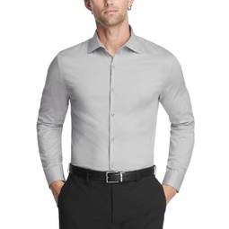 Mens Techni-Cole Slim Fit Flex Stretch Dress Shirt