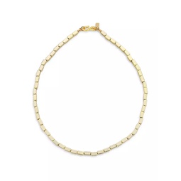 14K-Gold-Plated Beaded Necklace
