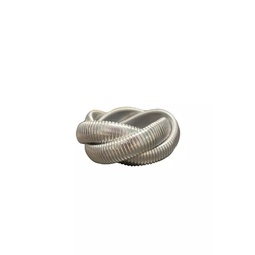 Wide Silver Snake Chain Slip On Bracelet