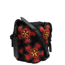 Kenzo Flower Bucket Bag Medium Red