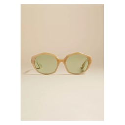 The Khaite X Oliver Peoples 1971C In Beige Silk