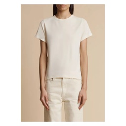 The Emmylou T-Shirt In Cream Jersey
