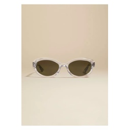 The Khaite X Oliver Peoples 1969C In Crystal And Silver Mirror