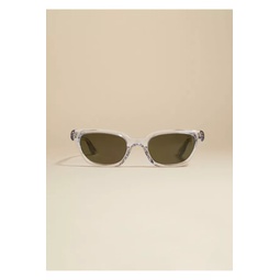 The Khaite X Oliver Peoples 1983C In Crystal And Silver Mirror