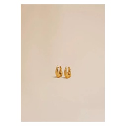 The Small Olivia Hoop Earrings In Gold