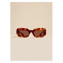 The Khaite X Oliver Peoples 1966C In Dark Mahogany And Brown