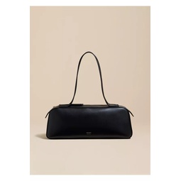 The Simona Shoulder Bag In Black Leather