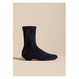 The Apollo Ankle Boot In Midnight Suede
