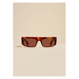 The Khaite X Oliver Peoples 1979C In Dark Mahogany And Brown