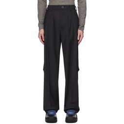 Gray Megara Trousers 232985M188005