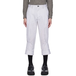 Gray Sorelle Trousers 232985M193000