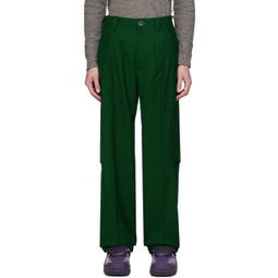 Green Megara Trousers 232985M188006