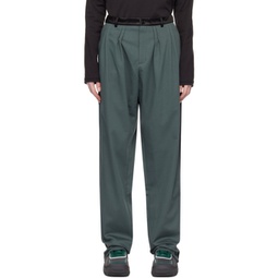 Green Ugo Side Trousers 241985M191024