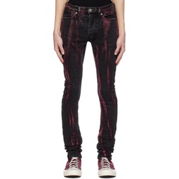 Black & Red Van Winkle Jeans 241088M186000