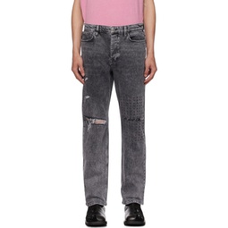 Gray Anti K Krete Jeans 232088M186057