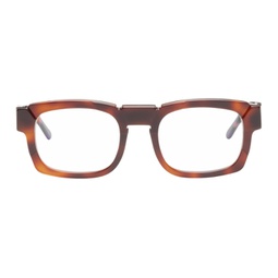 Tortoiseshell K18 Glasses 231872M133029
