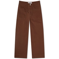 L.F. Markey Carpenter Trouser Chocolate