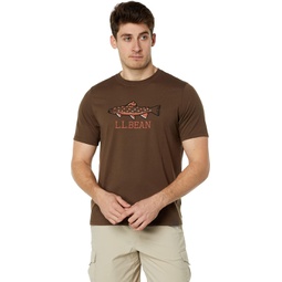 Mens LLBean Fishing Graphic Tee Shirt Short Sleeve
