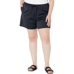 Womens LLBean Plus Size BeanSport Pull-On Shorts