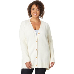 Womens LLBean Plus Size The Essential Cocoon Cardigan Sweater