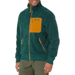 Mens LLBean Beans Sherpa Fleece Jacket Regular