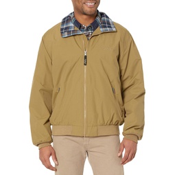 Mens LLBean Warm-Up Jacket Flannel Lined Regular