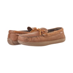Mens LLBean Hand Sewn Slippers Flannel-Lined