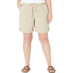 LLBean Plus Size Ripstop Pull-On Shorts