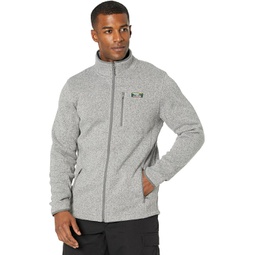 Mens LLBean Sweater Fleece Full Zip Jacket - Tall